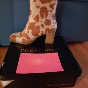 Pierre Dumas Animal zip up boots